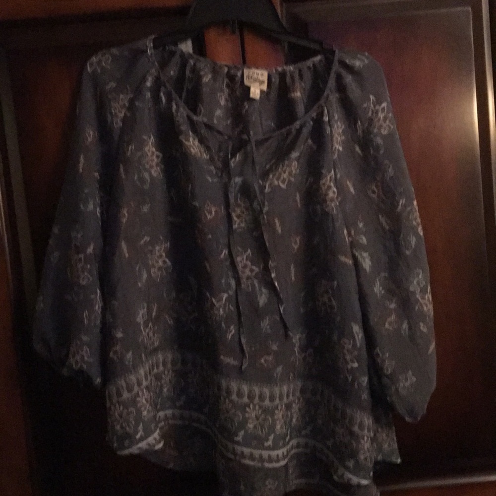 lightweight blouse,  small fits more like medium